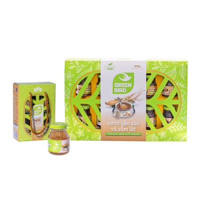 Green Bird - Nước Yến Sào và Sâm Lát - Lốc 4 hũ *72g