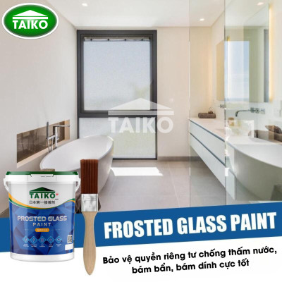 Combo 2 Kg Keo Sơn Mờ Kính Chống Nhìn Trộm TAIKOMI, Keo Sơn Bóng Mờ Kính Văn Phòng, Mờ Kính Cửa Sổ, Nhà Tắm, Phòng Ngủ