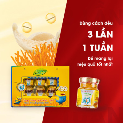 Đông Trùng Hạ Thảo Yến Kid Thiên Ân - Hộp 6 Hũ