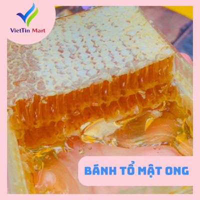 Mật Ong Bánh Tổ Tươi Nguyên Sáp Hộp 500g VietTin Mart