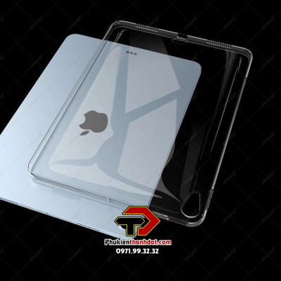 Ốp lưng dành cho iPad Air 6, Air 11 2024, Air 5, Air 4 2020 silicone dẻo trong suốt - Hàng nhập khẩu