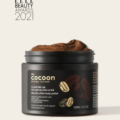 Tẩy da chết cơ thể cà phê Dăk Lăk  Cocoon - Hũ 200ml