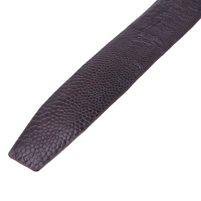 HP4421-22-23-24 - Thắt lưng nam da đà điểu Huy Hoàng 4P đầu kim màu đen, nâu đất, vàng, nâu đỏ