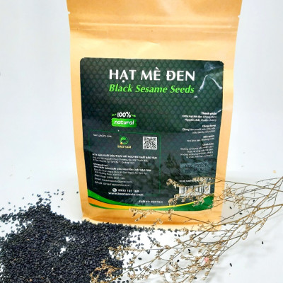 Hạt Mè đen Thuần chủng Tự nhiên Cao cấp Bảo Tâm - 150g, 250g, 500g