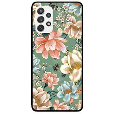 Ốp lưng dành cho Samsung A32 - A52 - A72 mẫu Hoa Xanh Hồng Vàng