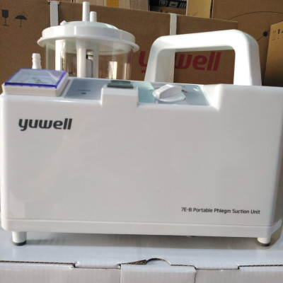 Máy hút dịch mũi 1 bình Yuwell 7E-B - Dành cho trẻ em - Máy khỏe, chạy êm, dễ sử dụng, dễ vệ sinh - Tặng 2 đầu hút mũi