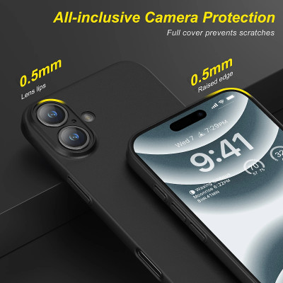 Ốp lưng dành cho iPhone 16 Pro Max, iPhone 16 Pro, iPhone 16 Plus, iPhone 16 hiệu Memumi siêu mỏng 0.3mm, thiết kế tối giản, chống vân, chống sốc, bảo vệ camera cao cấp - Hàng chính hãng.