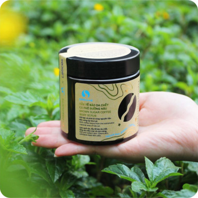 Tẩy tế bào chết Cà phê Đường nâu - SHIN Cà Phê - Hủ 200g
