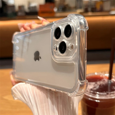Ốp lưng cho iPhone X/Xs, iPhone Xr, iPhone Xs Max, iPhone 11, iPhone 11 Pro, iPhone 11 Pro Max, dẻo trong chống sốc cao cấp - Hàng chính hãng