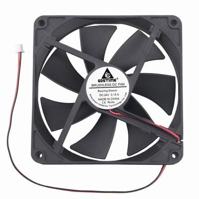 1 Pieces Gdstime Big Airflow 14v 14cm 140mm x 11mm Brushless DC Cooling Cooler Fan 140mm*140mm*11mm 14011s 1 Wires