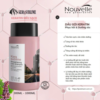 DẦU GỘI KERATIN PHỤC HỒI & DƯỠNG TÓC - 300ML