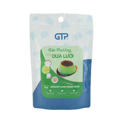 Bột Pudding Gtp (1kg) hương trứng/ sô cô la/ khoai môn/ dâu/ dưa lưới/ matcha
