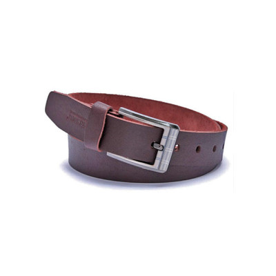 HJ4103 - Dây nịt nam Huy Hoàng 1 lớp 4P màu nâu