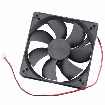 【 Ready stock 】Gdstime1 Pcs 120*120*25mm Two Ball Bearing Cooling Cooler DC 12V 0.3A Axial Ventilation Fan 120mm x 25mm 12cm 2Pin 12025B
