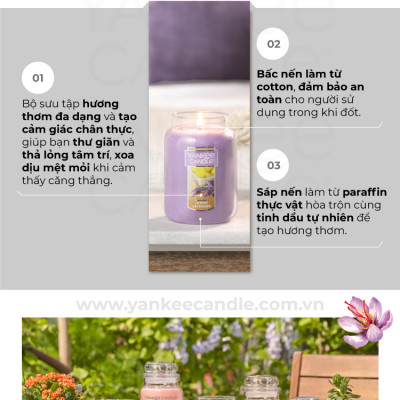 Nến hũ Yankee Candle size L (623g) - Warm Luxe Cashmere