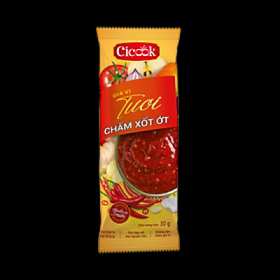 Hộp Chấm Xốt Ớt Cicook (5 tặng 1) 180G