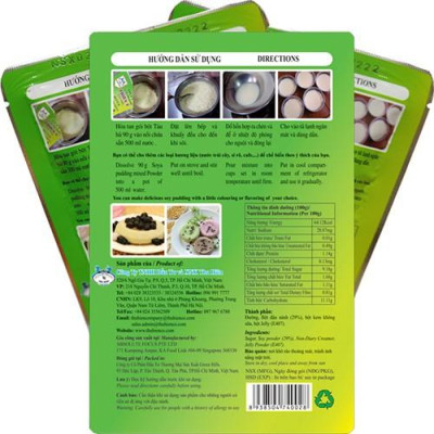 Combo 03 gói - Bột tàu hủ singapore thiên ý (tàu phớ) - Đậu nành thơm mát - Soya pudding mixed
