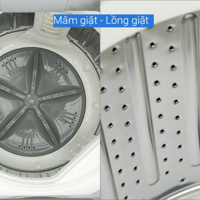 Máy giặt Aqua 9 kg AQW-S90CT.S - Hàng chính hãng [Giao hàng toàn quốc]