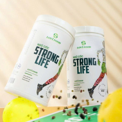 Ngũ Cốc Stronglife Lovifood, Cung cấp 14 Loại Hạt Bổ Sung Dinh Dưỡng Đầy Đủ 650g - Bổ Sung Năng Lượng Cho Người Tập Thể Thao, Gym, Yoga, Giúp Tăng Cơ, Giữ Dáng, Giảm Đường Huyết và Mỡ Máu, Tốt Cho Tim Mạch, Giúp Ngủ Ngon, Chống Táo Bón, Chống Lão Hóa