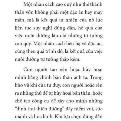 Sách - Khi Người Ta Tư Duy - As A Man Thinketh - Bìa Cứng