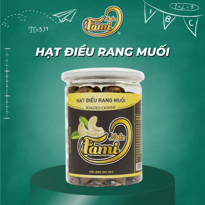 [Hạt Điều Rang Muối A+] Hạt Điều Rang Muối Vỏ Lụa, Hạt Điều Rang Muối A Cồ, Hạt Điều Rang Muối Size A+ 400 Hạt/ 1 Kg - Hũ Nắp Nhôm 250g FAMINUTS