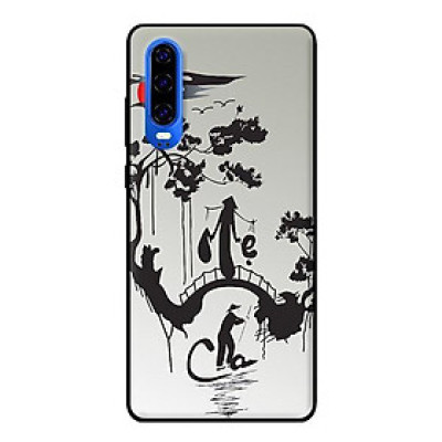 Ốp lưng in cho Huawei P30 mẫu Cha Mẹ - Hàng chính hãng