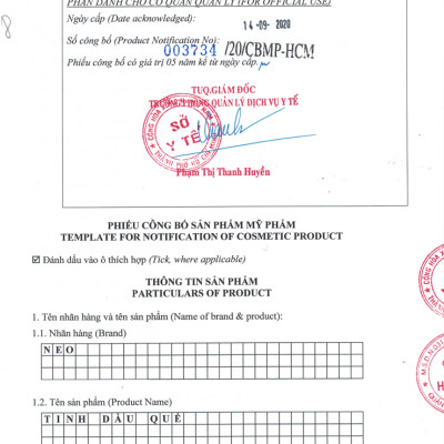 Tinh Dầu Thiên Nhiên Nano Quế 100ml