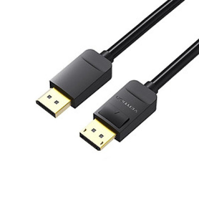 Cáp VENTION DP HD Cable 4K 1080P Dispayport Male to Male Adapter cho máy chiếu màn hình máy tính xách tay 5m / 16,40ft - 5m