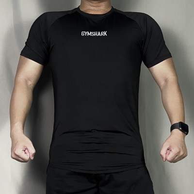 Áo thun lạnh nam tập gym DOGYMSHOP logo thêu, form ôm body đẹp AGTN9