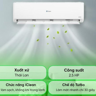 Máy lạnh Casper Inverter 2.5 HP TC-24IS36 - Hàng Chính Hãng - Mới 100% 