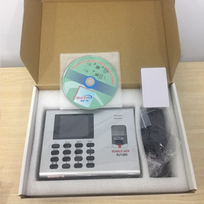 Máy chấm công vân tay/thẻ Ronald Jack RJ1300