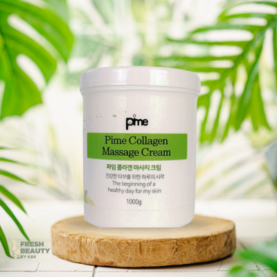 Kem massage mặt Pime Collagen Massage Cream hỗ trợ tăng đàn hồi da, dưỡng ẩm phục hồi chuyên dụng tại Spa 1000g
