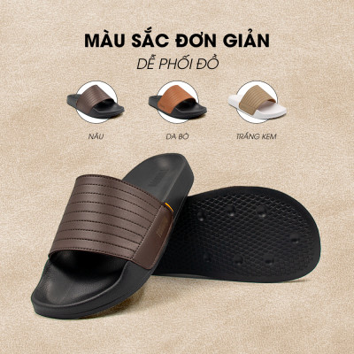 Tomoyo Dép Quai Ngang Da Microfiber Siêu Nhẹ TMD310