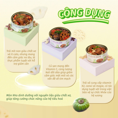 Mít kho đậu ngự 140g Tâm Minh Foods