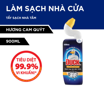 Chai Tẩy Đánh bay cặn bẩn  DUCK  Hương Cam Quýt 900ml