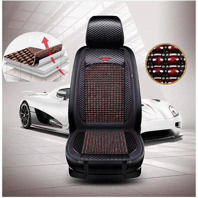 TỰA LƯNG LÓT GHẾ Ô TÔ, XE HƠI HẠT GỖ CHỐNG NÓNG, TRƯỢT VÀ MASSAGE CAO CẤP.