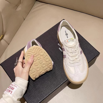 Giày thể thao nữ cổ thấp chất liệu da mềm mại, phong cách cá tính năng động – GNU2100