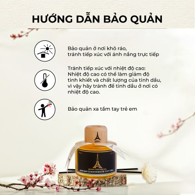 Sensual Amber - Tinh Dầu Thơm Phòng Que Gỗ, Nước Hoa Khuếch Tán Thiên Nhiên 100ml Cao Cấp, Sang Trọng