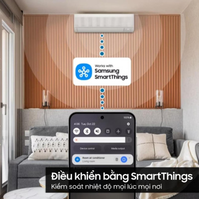 Hàng chính hãng - [MIỄN PHÍ VẬN CHUYỂN] Điều Hòa Samsung Bespoke AI WindFree 9,000 BTU/h AR10CYFAAWKNSV