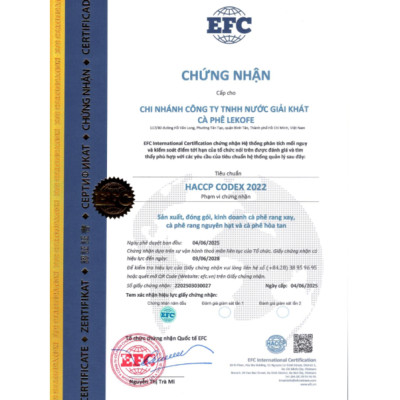 Cà phê rang xay Sức Mạnh Lekofe 70% Robusta 30% Culi Đậm đà thơm ngon Túi 500gram