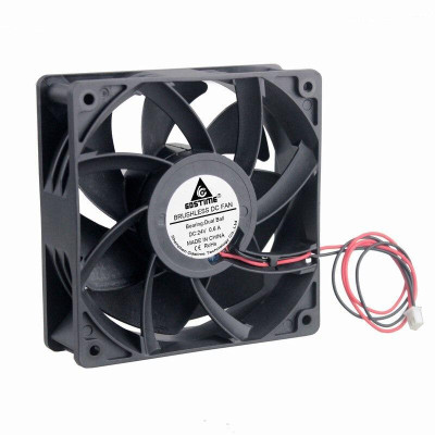 1Pcs Gdstime 11mm x 38mm Ball Bearing 14-Volt PC Cooler 11cm Motor Cooling Fan 14V 0.6A High Speed High Temperature 1Pin 1138