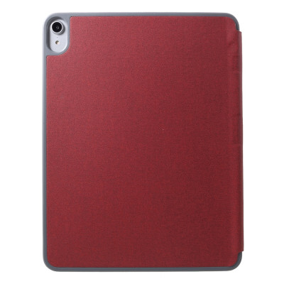 Bao da ipad pro 11 inch 2018 hiệu Mutural có khay cài bút_ màu đỏ_ hàng nhập khẩu