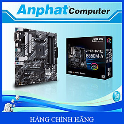 Bo mạch chủ Main ASUS PRIME B550M-A Socket AMD AM4 - Hàng Chính Hãng