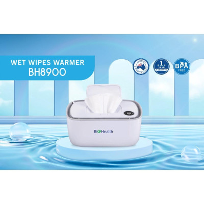 Máy làm ấm khăn ướt BioHealth BH8900 công nghệ làm nóng 3 chiều giúp khăn ấm đồng đều, nhiệt độ tùy chỉnh đến 50 độ C