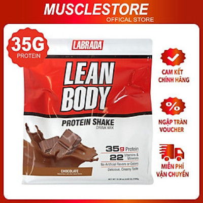 [Chính hãng] Labrada Lean Body, Sữa Thay Thế Bữa Ăn Tiện Lợi, Bổ Sung 35G Protein, Vitamin Khoáng Chất Thiết Yếu, Tăng Cơ Nạc, Đốt Mỡ