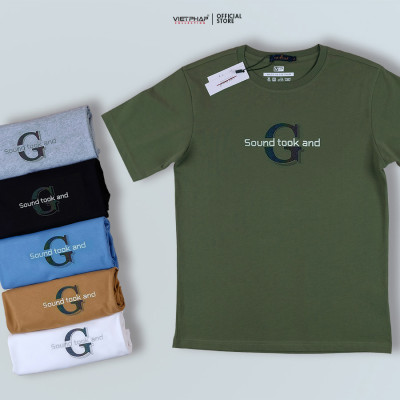 Áo Thun Nam VIỆT PHÁP Form Unisex Chất liệu Cotton co dãn thấm hút mồ hồi tốt 7804
