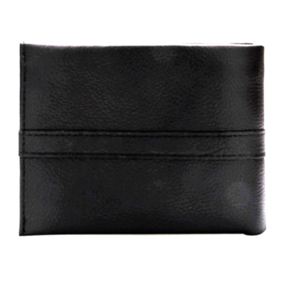 HJ2132 - Bóp nam Huy Hoàng sọc ngang màu đen