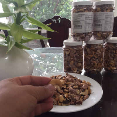 [Mua 5 Tặng 1] Combo 5 Hủ Hạt Điều Bể Lụa Rang Muối Bể Đôi 250g Dương Cát Thơm Ngon Giòn Béo