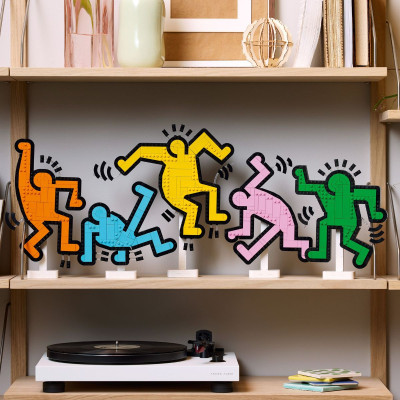 LEGO ART 31216 Đồ Chơi Lắp Ráp Nhân Vật Nhảy Múa Của Keith Haring (1773 chi tiết)