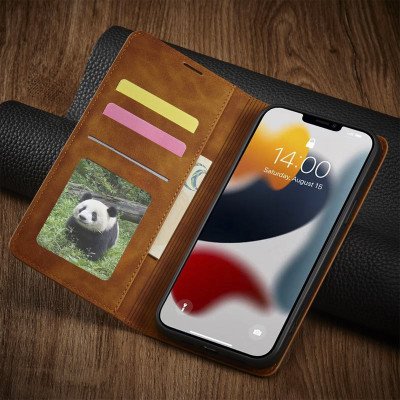 Bao da dạng ví dành cho iPhone 16, 16 Pro , 16 Plus , 16 Pro Max chính hãng Forwenw có ngăn đựng thẻ - Hàng chính hãng